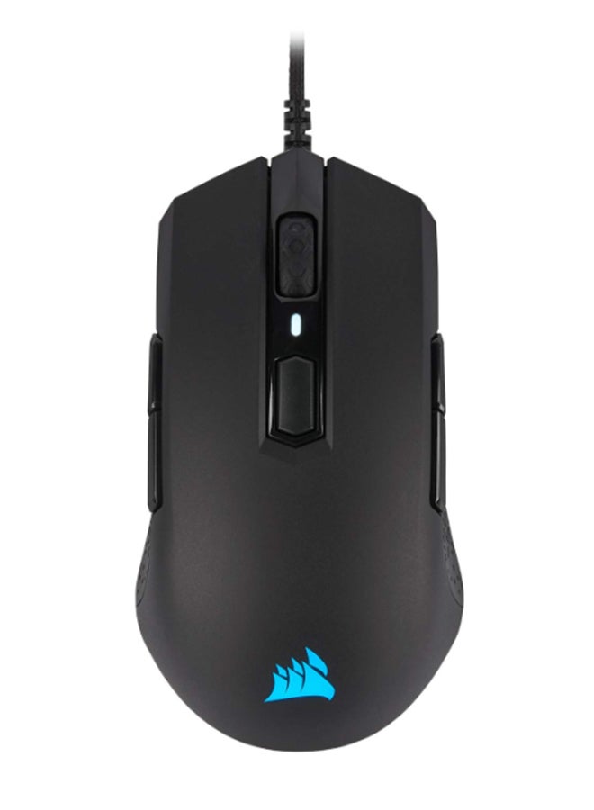 Corsair M55 RGB Pro Ambidextrous Wired Gaming Mouse, 12400 DPI Adjustable Sensor-Black