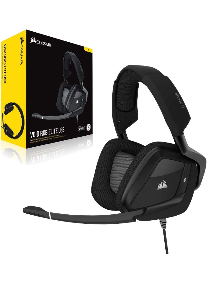 Corsair Void Elite Wired Over Ear Headphones with Mic (Carbon)