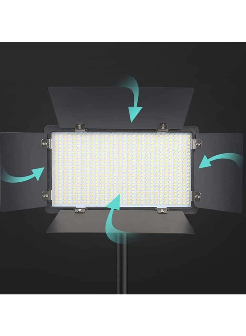 800 LED light video light kit, rechargeable and plug-powered camera video light, 3200K-5600K camera video light， rechargeable and plug-powered video conference live light
