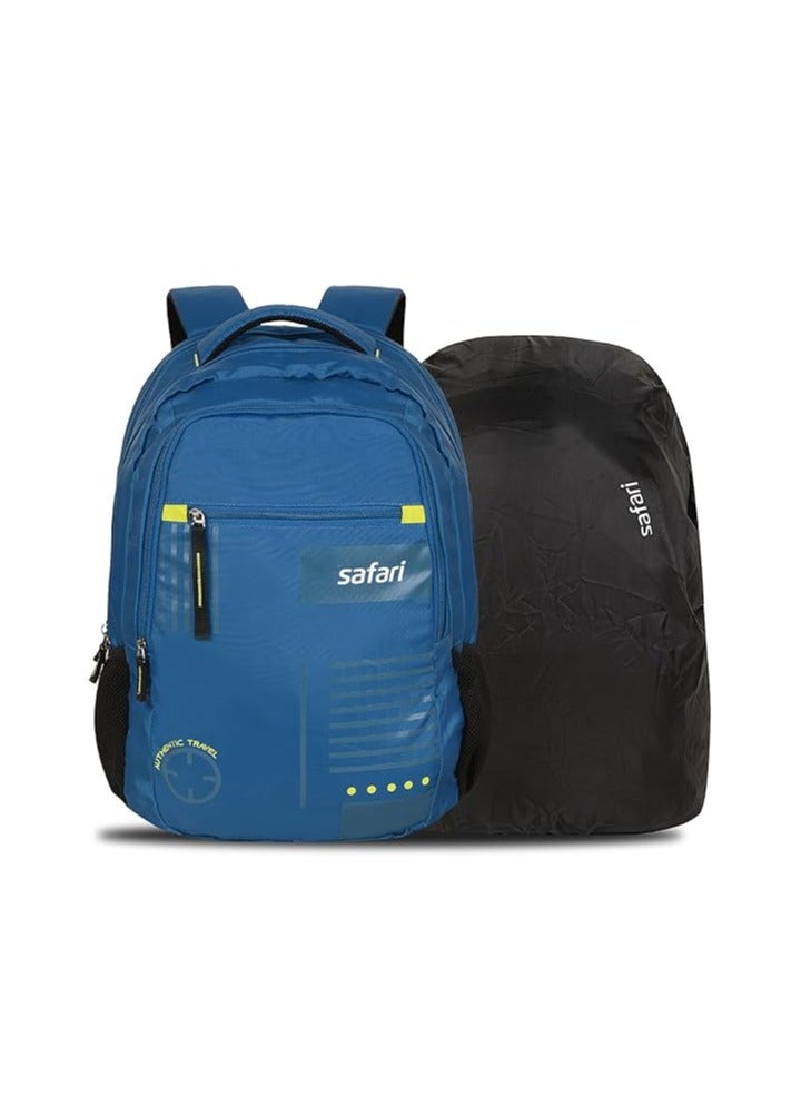 Safari Swagpack 35 Ltrs Large Laptop Backpack With 3 Compartments and Raincover - Blue (SWAGPACK19CBBLU)