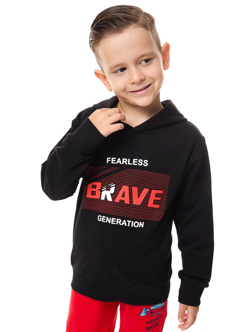 Boys' Hoodie (2 - 8yrs) Black