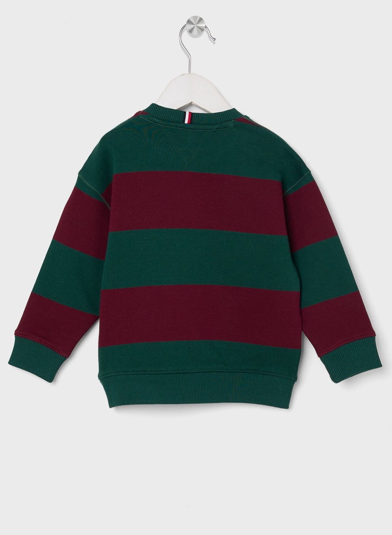 Kids Striped Sweatshirts