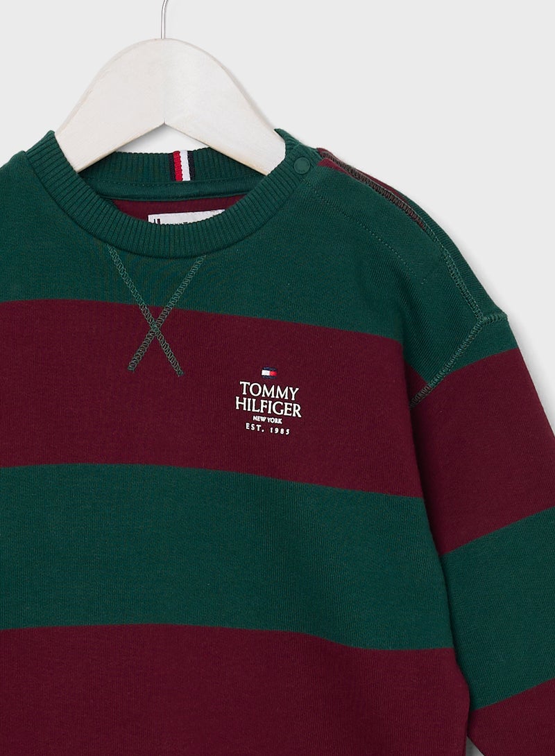 Kids Striped Sweatshirts