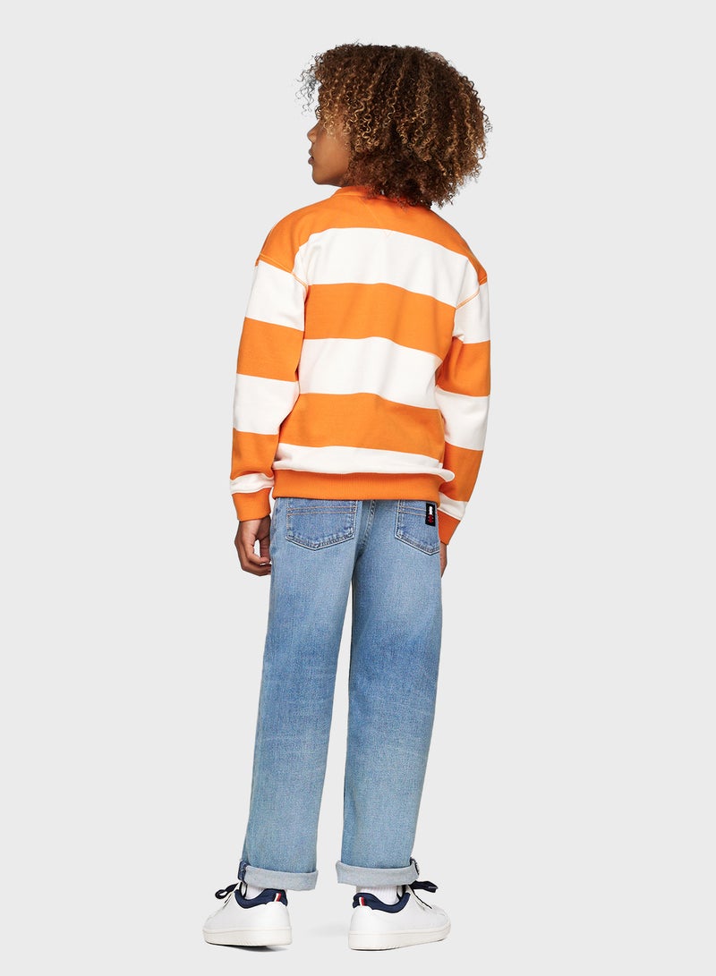 Kids Striped Sweatshirts