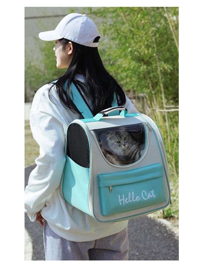 Cat Backpack Pet Carrier Backpack for Small Dogs Carrier with Ventilated Design Collapsible and Waterproof Pet Bag Carrier for Travel Hiking Outdoor