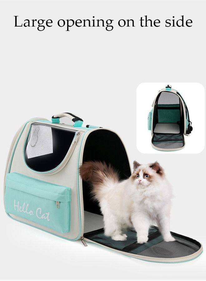 Cat Backpack Pet Carrier Backpack for Small Dogs Carrier with Ventilated Design Collapsible and Waterproof Pet Bag Carrier for Travel Hiking Outdoor