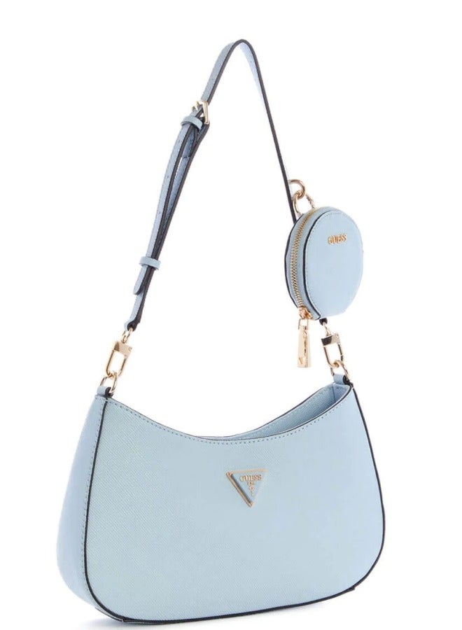 Guess Women's Pale Blue Alexie Shoulder Bag,Crossbody Bag VG841618