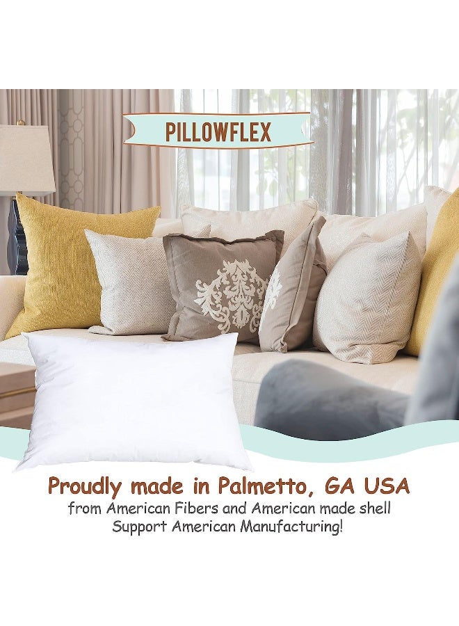 Synthetic Down Pillow Insert - 12x36 Down Alternative Pillow Ultra Soft Body Pillow Large Standard Body Bed Sleeping Pillow - 1 Decorative Pillow Form