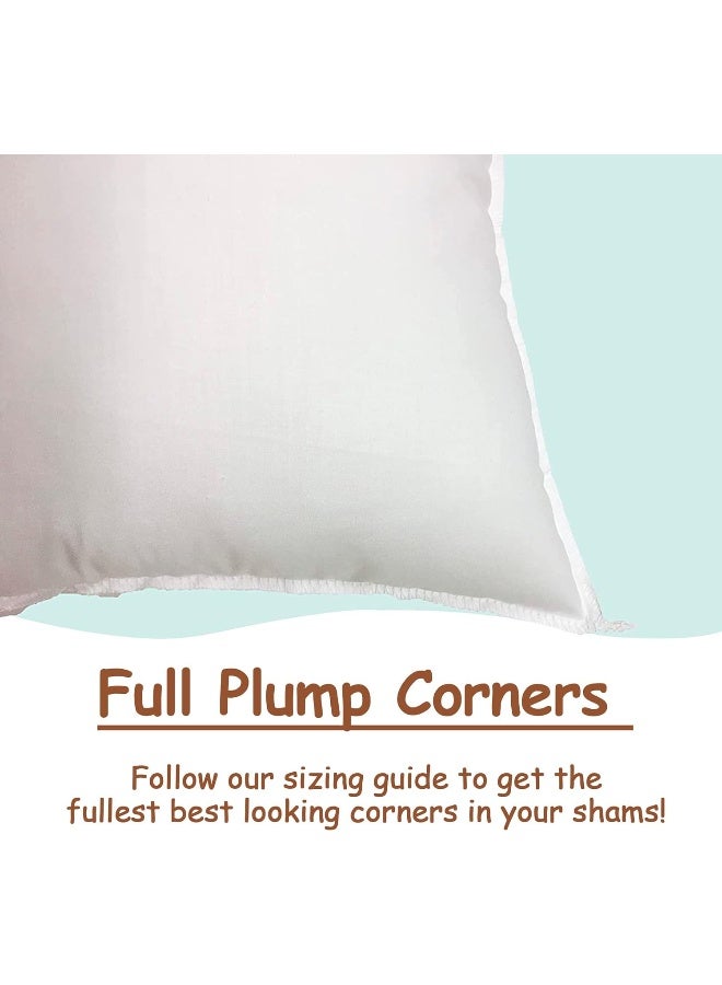 Synthetic Down Pillow Insert - 12x36 Down Alternative Pillow Ultra Soft Body Pillow Large Standard Body Bed Sleeping Pillow - 1 Decorative Pillow Form