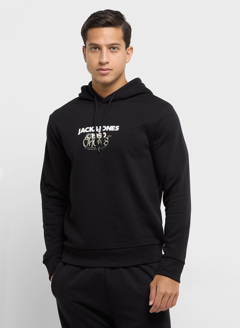 Jorbushwick Drawstring Logo Hoodie