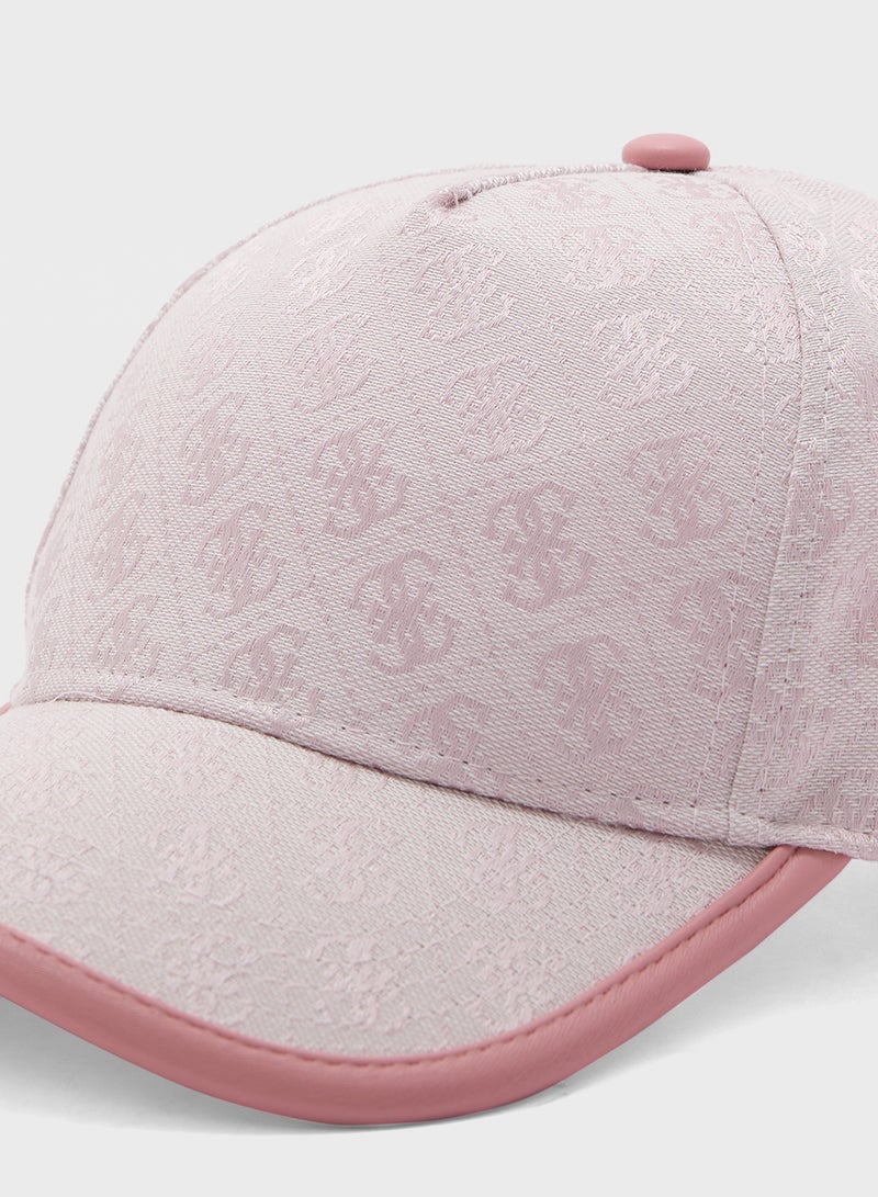 Printed Curved Peak Cap