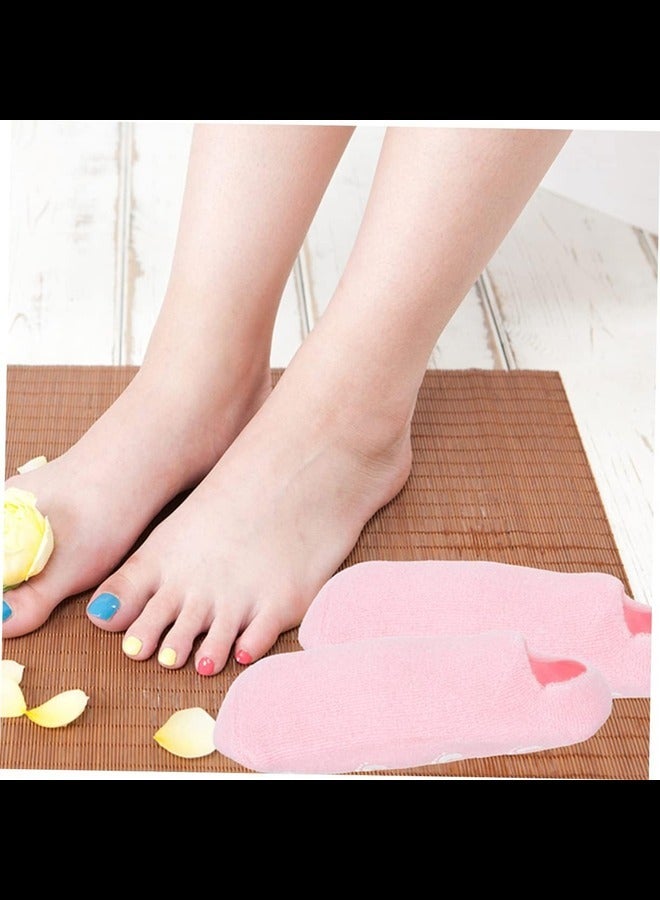 3 Pairs Foot Gel Socks Cotton-Spandex Facial Mask Miss Skin Care