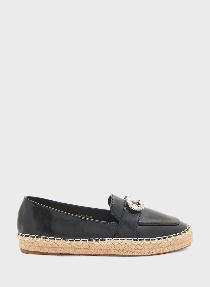 Diamante Trim Espadrille