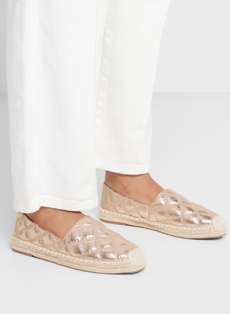 Crinkle Quilted Espadrille