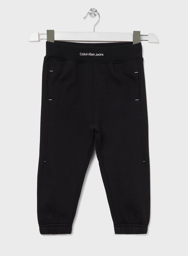 WAISTBAND EMB. FLEECE JOGGER