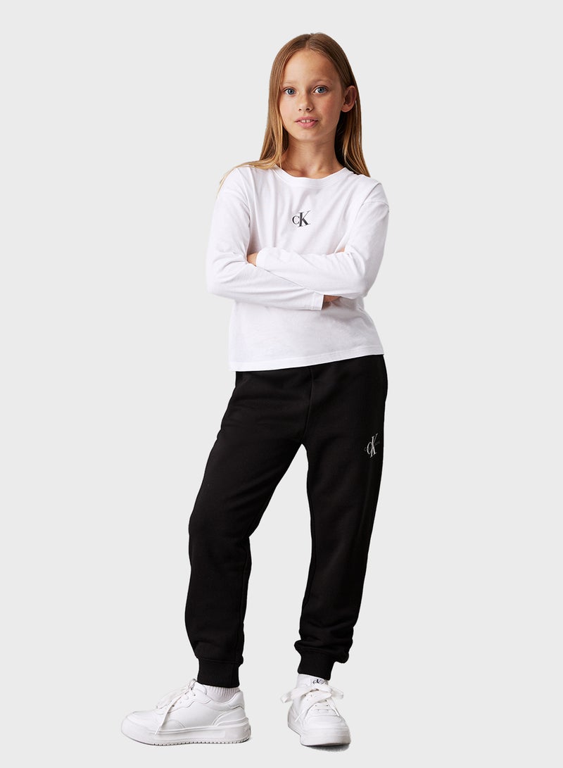 MONOGRAM LOGO SWEATPANTS