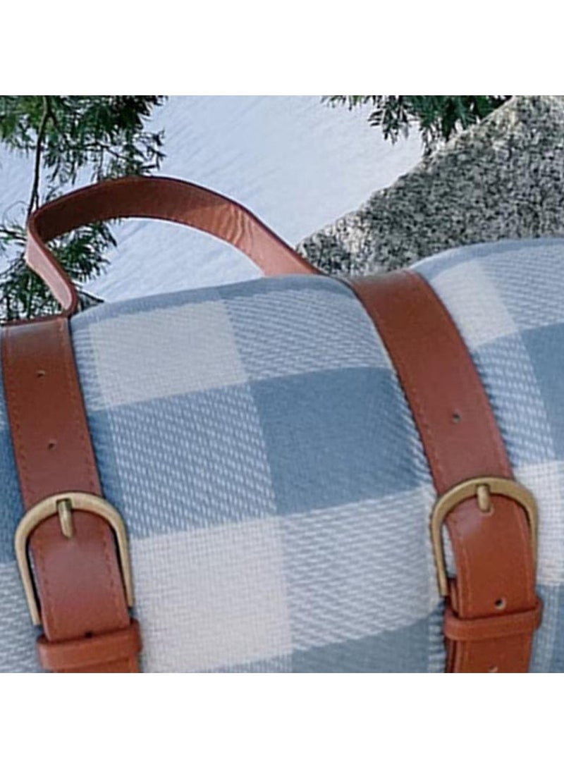 200*200cm Extra Large Picnic Mat, Foldable Portable Picnic Blanket, Outdoor Blanket, 3-Layer Waterproof Outdoor Picnic Mat, Perfect for Beach, Grass Camping