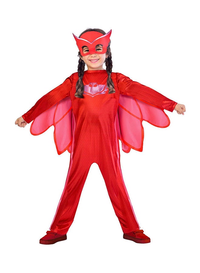 Pj Masks Owlette Party Costume Set 3-4 Years Character Costumes, Cosplay Costume for Girls