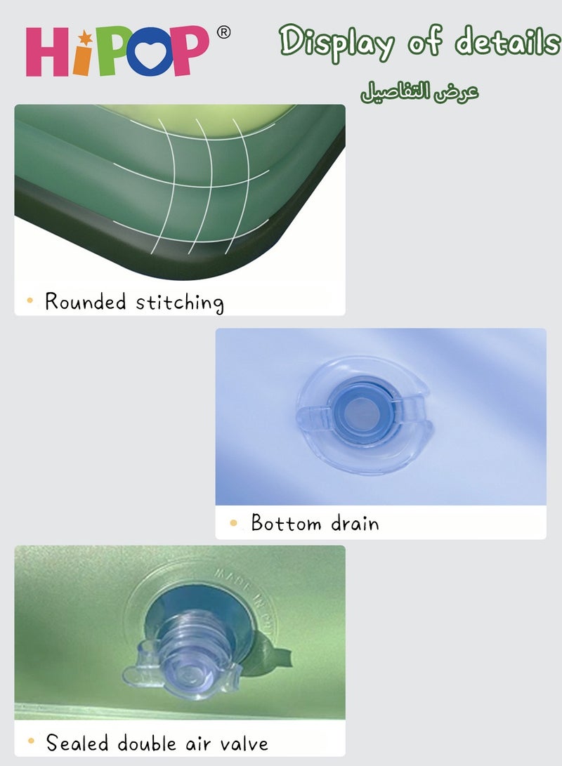 Inflatable Swimming Pool for Outdoor Play,150cm Strong PVC Material,Outdoor Large Kids Swimming Pool