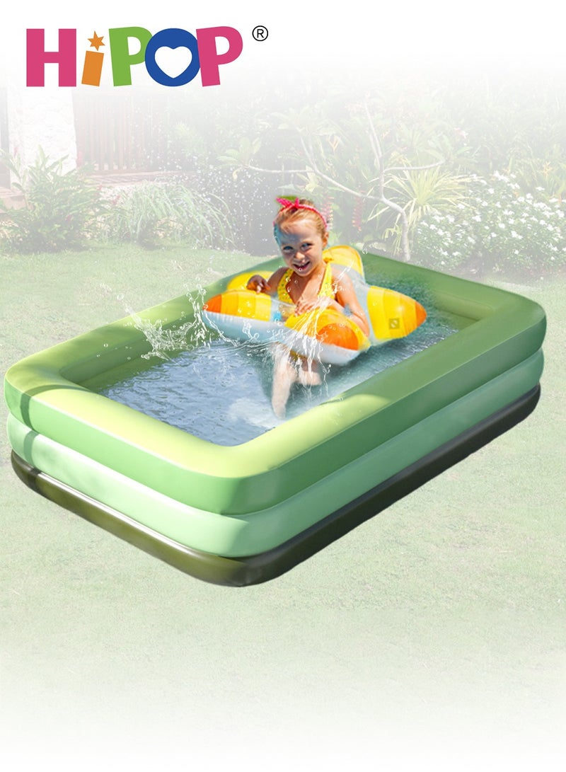 Inflatable Swimming Pool for Outdoor Play,150cm Strong PVC Material,Outdoor Large Kids Swimming Pool