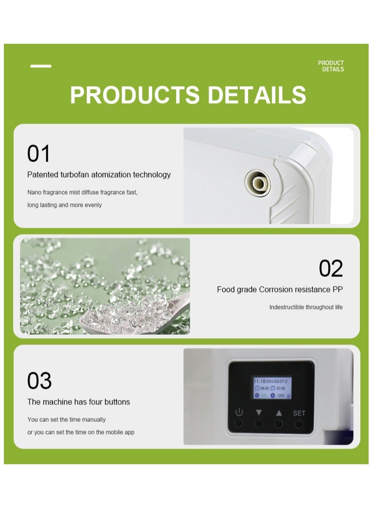F200 Villa, Hotel, Living Room Air Perfuming Device, Can Be Connected To Bluetooth And Wifi Intelligent Operation, Can Be Remotely Operated