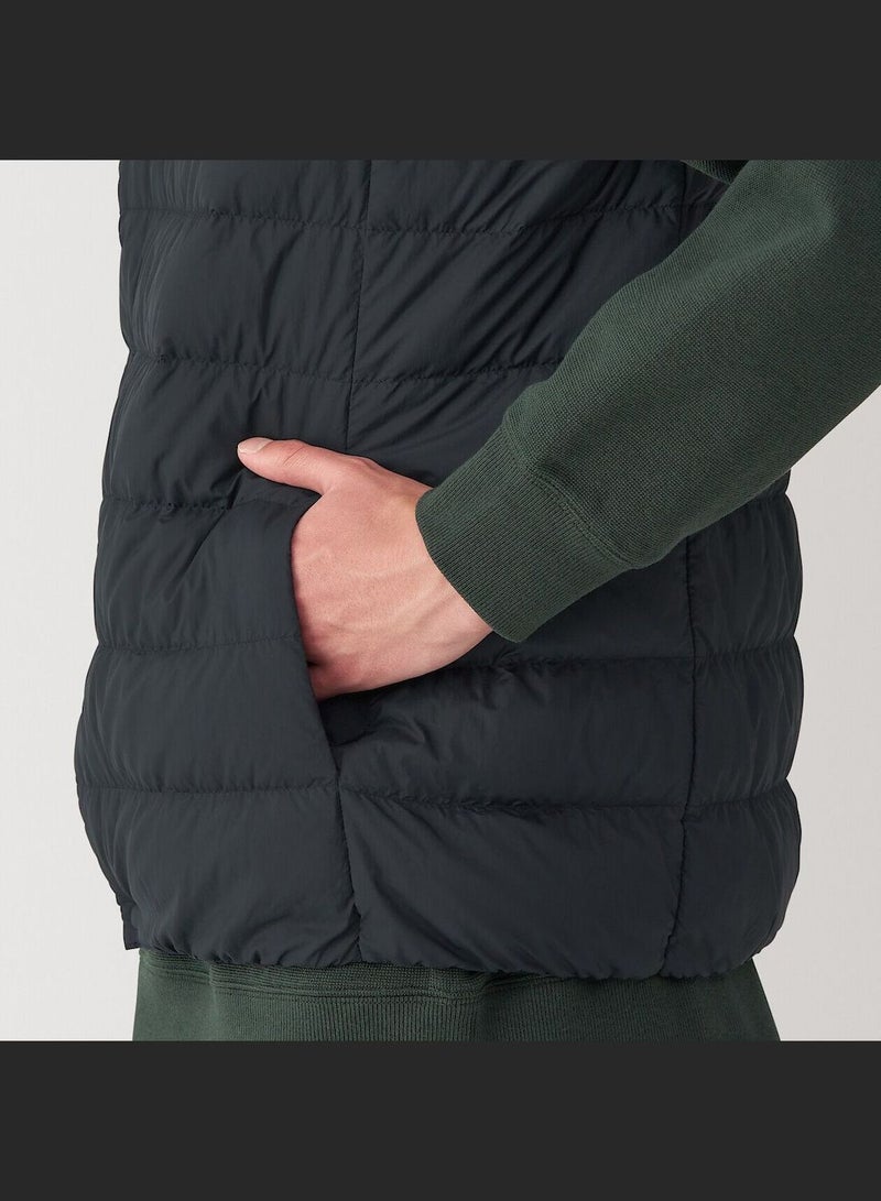 Light Weight Pocketable Collarless Down Vest