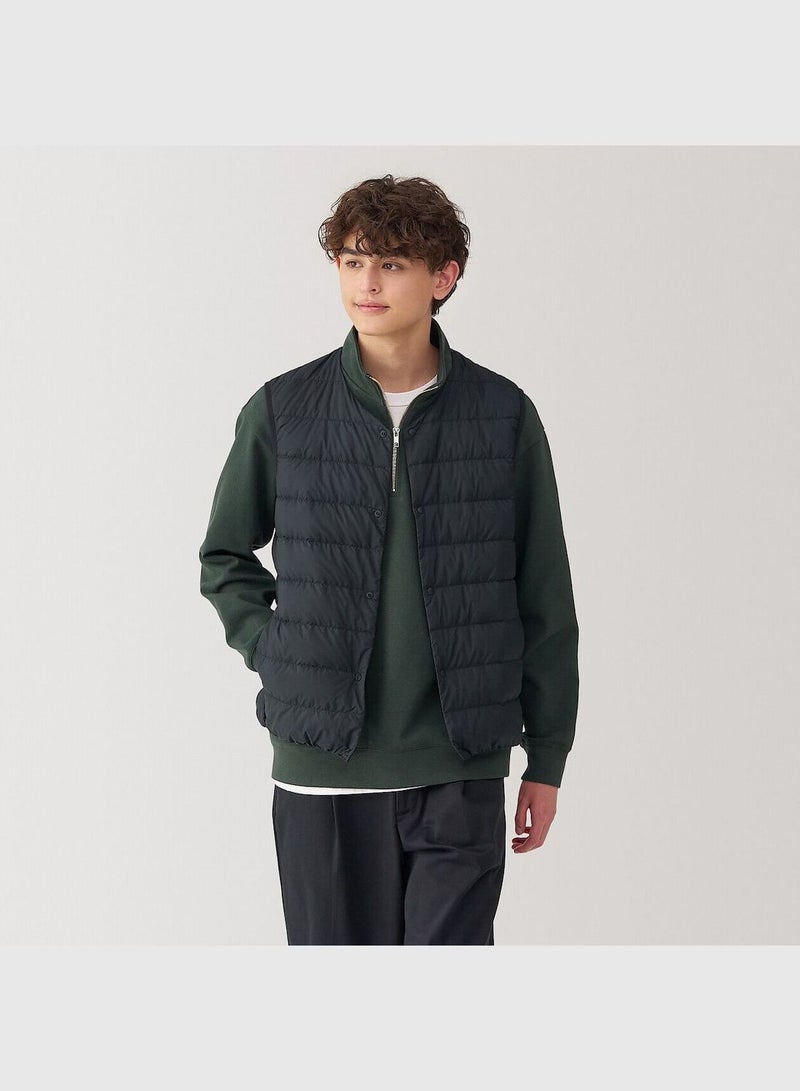 Light Weight Pocketable Collarless Down Vest