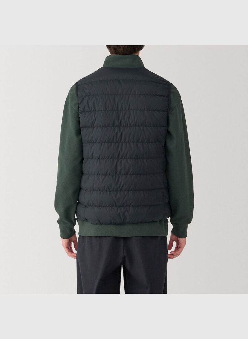 Light Weight Pocketable Collarless Down Vest