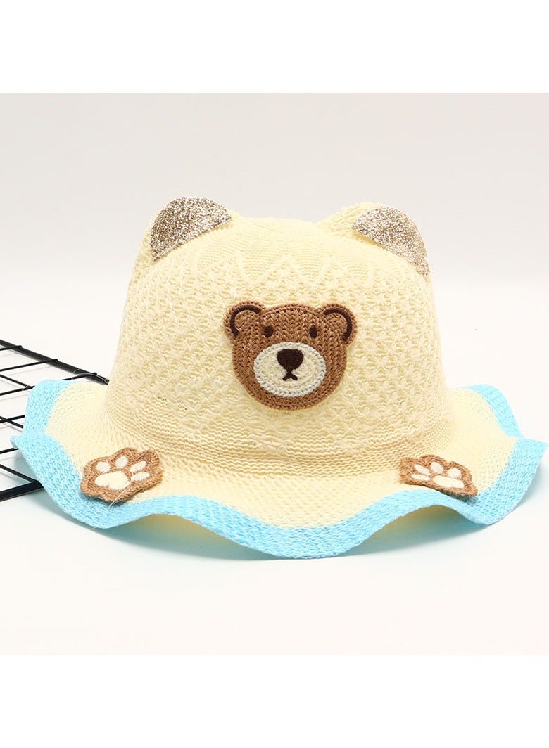 New 2-8-Year-Old Children's Cartoon Sunscreen Hat