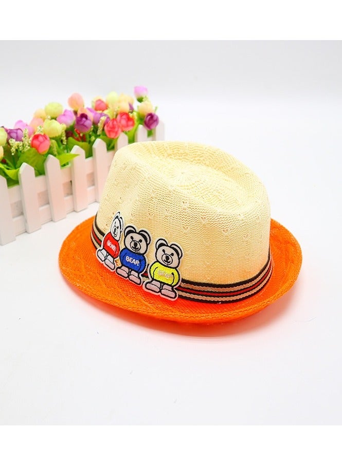 New 1-8-Year-Old Children's Cartoon Sunscreen Hat