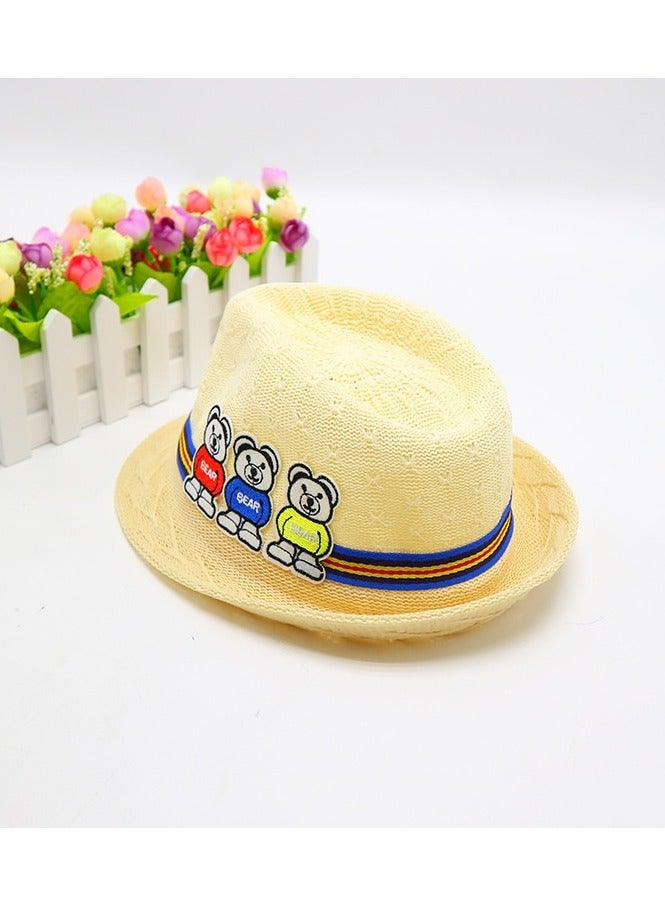 New 1-8-Year-Old Children's Cartoon Sunscreen Hat