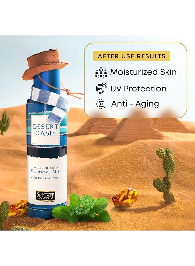 Shower Scents Desert Oasis Moisturizing Fine Fragrance Body Mist  250ml