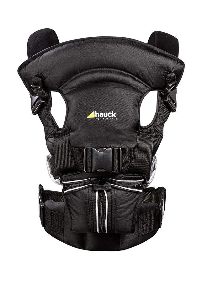 4 Way Carrier, Ergonomic Baby Carrier, 0M+ 3.5kg - 15 kg, Includes Head And Neck Support, Black