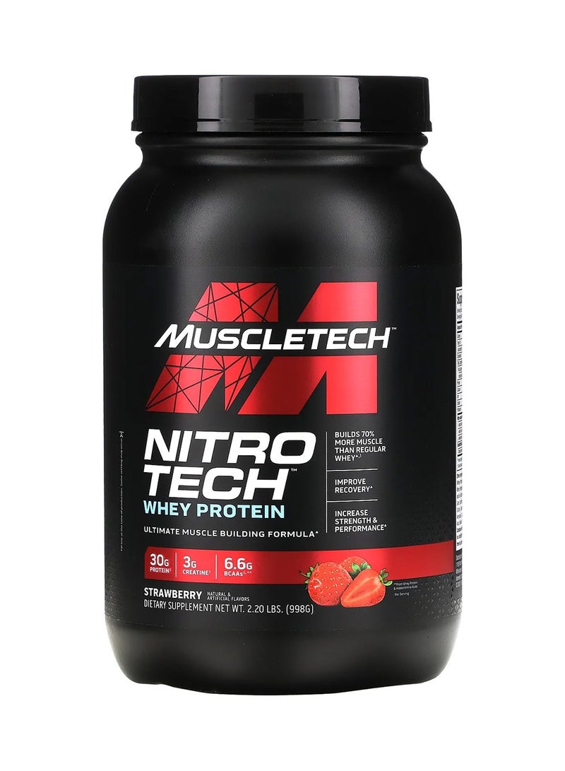 Muscletech Nitro Tech Whey Protein 2.20 lb Strawberry