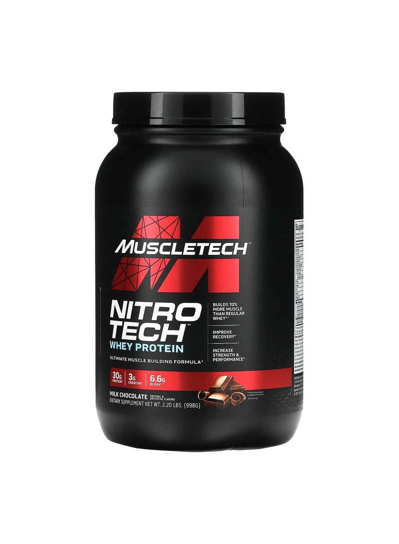 Muscletech Nitro Tech Whey Protein 2.20 lbs Milk Chocolate