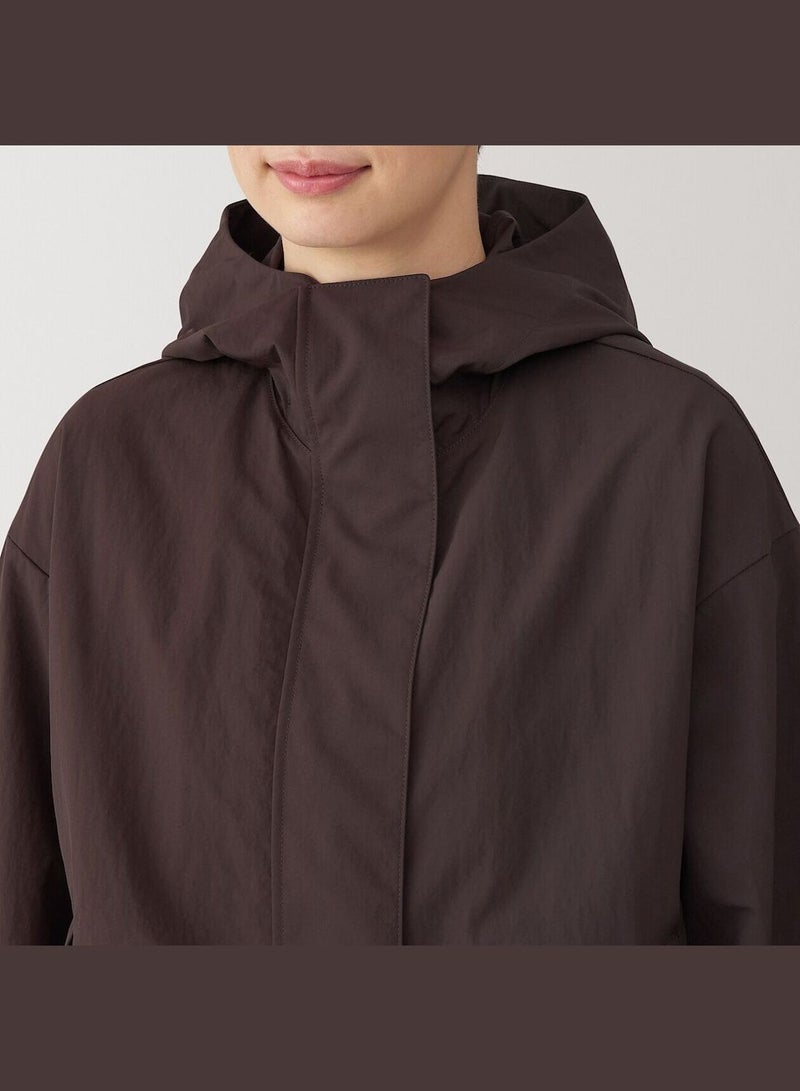 Water Repellent Pocketable Hooded Jacket