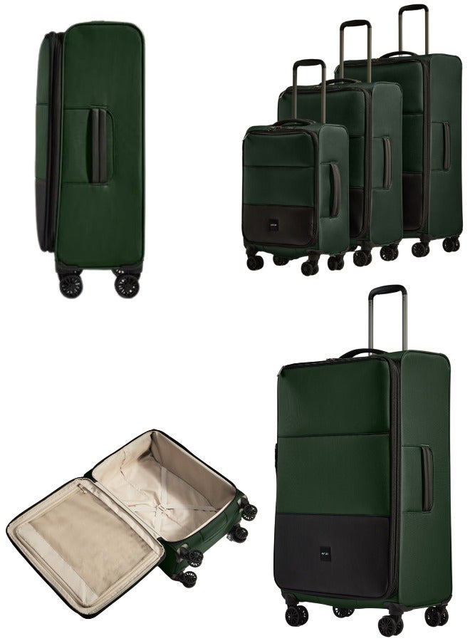 ANTLER Softside Luggage Lighweight Material, Expandable Suitcase For Travel With TSA Approved Lock, Double Zipper