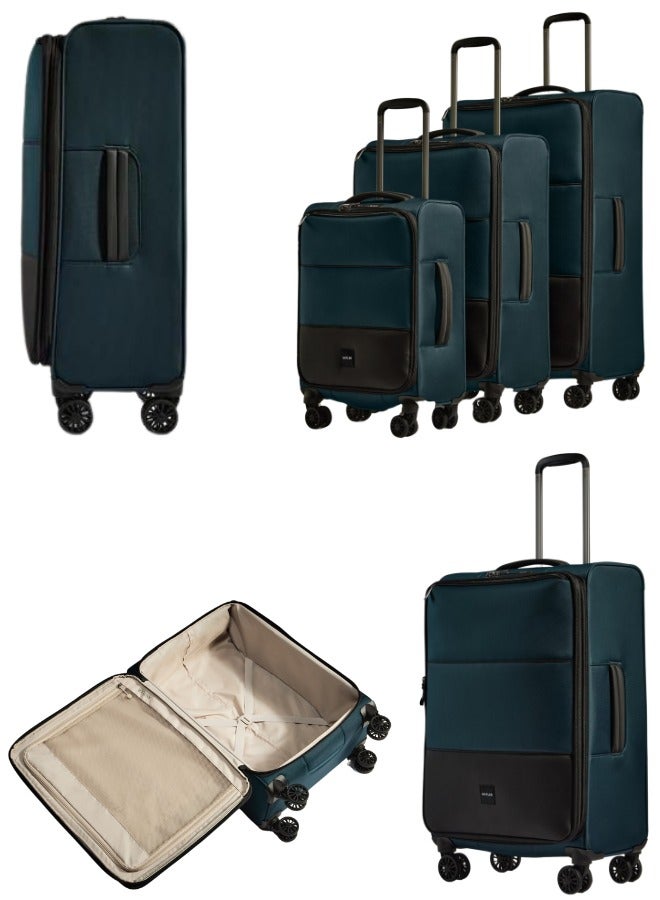 ANTLER Softside Luggage Lighweight Material, Expandable Suitcase For Travel With TSA Approved Lock, Double Zipper