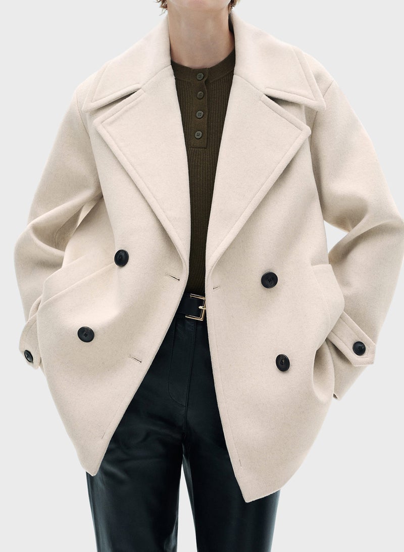 Button Detailed Coat