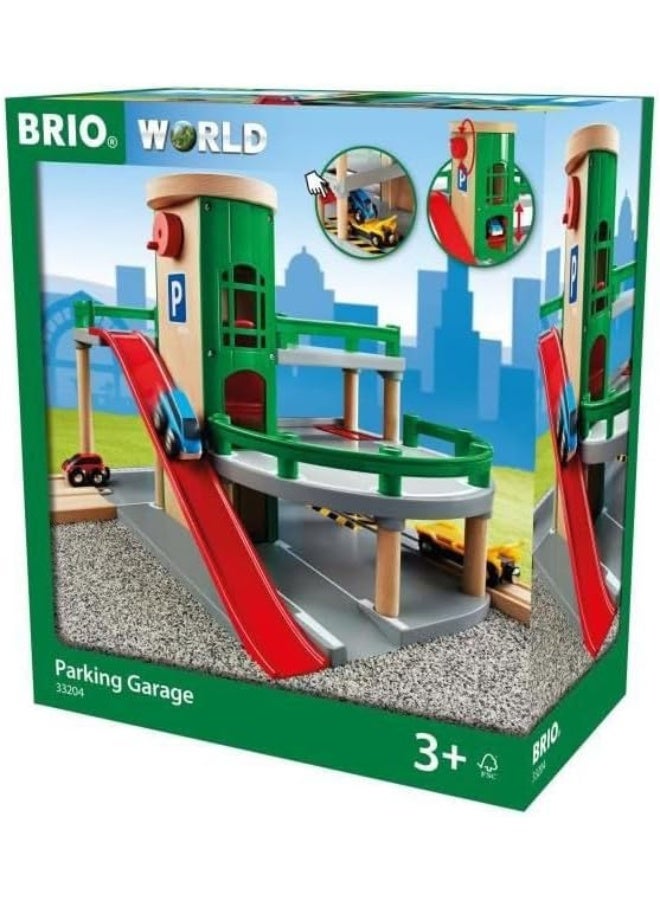 BRIO Parking 63320400 Safe toy for children over 3 years old | Model 33204-B