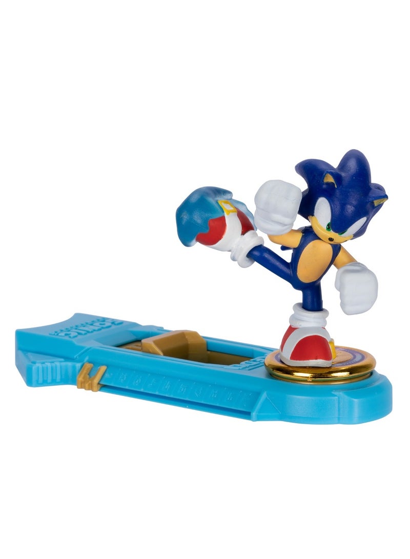 Sonic The Hedgehog Versus Pack With Sonic And Knuckles, Mini Collectable Battling Action Warriors, 2.25 Inches Contains 2 Battle Controllers Â€Ž6 - 15 Years