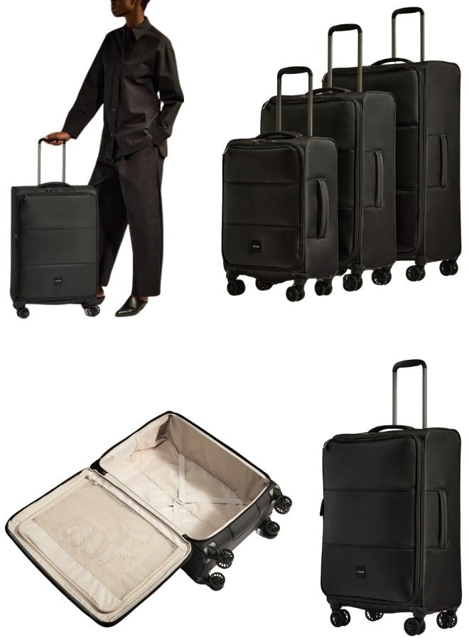 ANTLER Softside Luggage Lighweight Material, Expandable Suitcase For Travel With TSA Approved Lock, Double Zipper