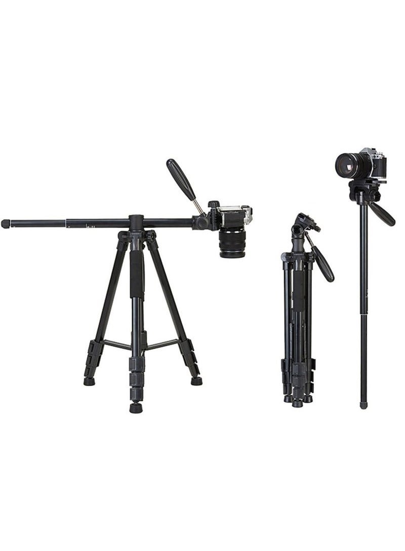 Professional Aluminium Tripod Monopod for All DSLR Cameras Lightweight Tripod Stand 360 degree 3 way Head Travel Phone Stand Aluminum