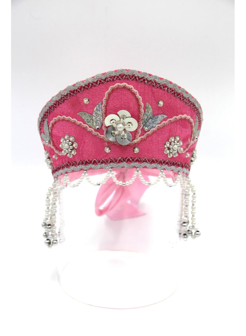 D' Daniela - Women's Traditional Headdress Kokoshnik - Hot Pink