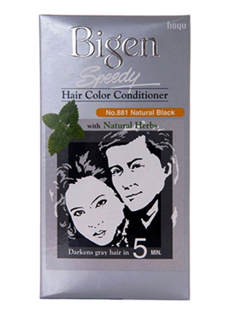 Speedy Natural Hair Color Conditioner Natural Black 80g