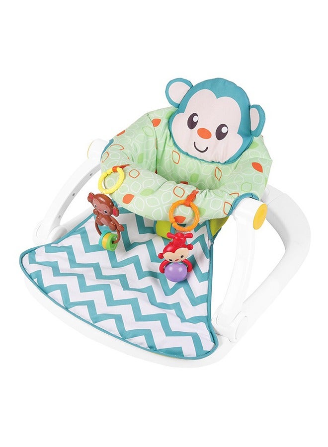 Portable And Multifunctional Lightweight Monkey Sit-Me-Up Floor Seat Baby Rocker And Bouncer