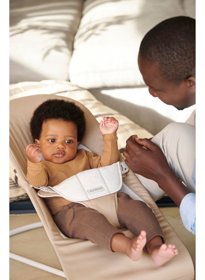 Babybjorn Bouncer Balance Soft - Woven/Jersey -Beige/Grey