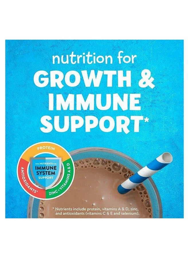 Grow & Gain With Immune Support Kids Protein Shake 27 Vitamins And Minerals 7G Protein Helps Kids Catch Up On Growth Nongmo Glutenfree Chocolate 8 Fl Oz (Pack Of 6)