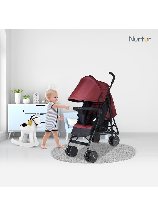 Archer Baby Kids Lightweight Stroller 0 to 36 months Storage Basket Detachable Bumper 5 Point Safety Harness Compact Design Official Nurtur Product