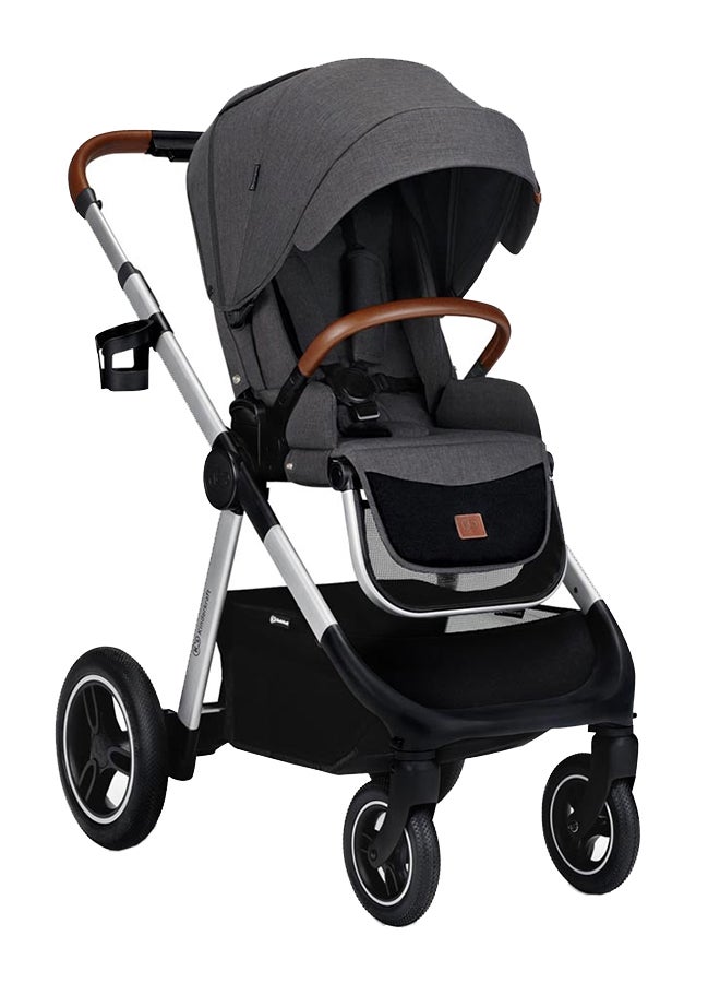 Everyday 2-in-1 Stroller - Dark Grey With Silver Frame